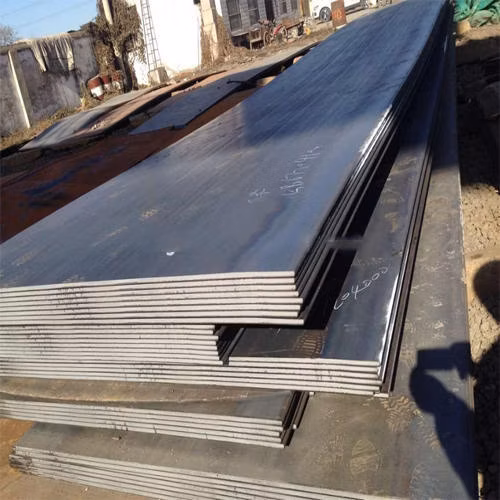 Folha de metal de baixa liga com estrutura de placa de aço carbono para construção naval laminada a alta temperatura (EH36)